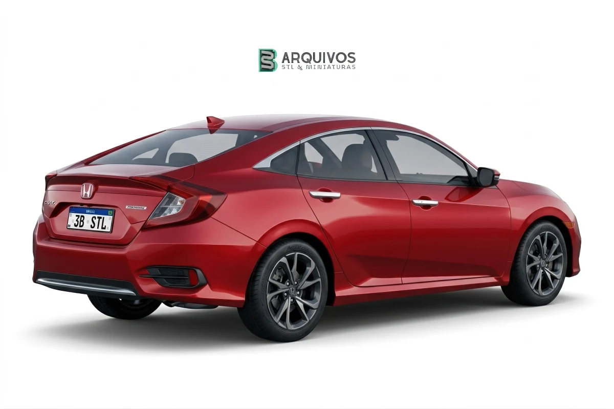 Modelo 3D STL - Honda Civic 2019 — foto 2